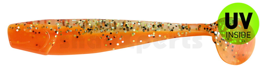 002014B032 King-Shad 5" (ca. 14,0cm) orange / kar gold, schwarz glitter