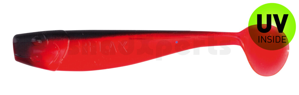 002011205 King-Shad 4" (ca. 11,0 cm) feuerrot / schwarz