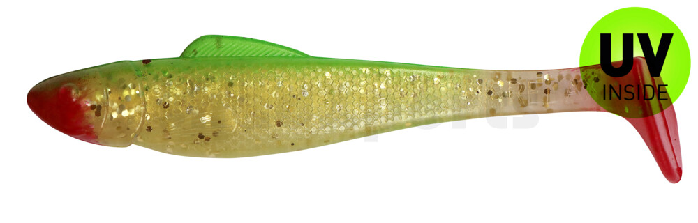 001713255 Ohio 5" (ca. 13 cm) milchgold-Glitter / grün