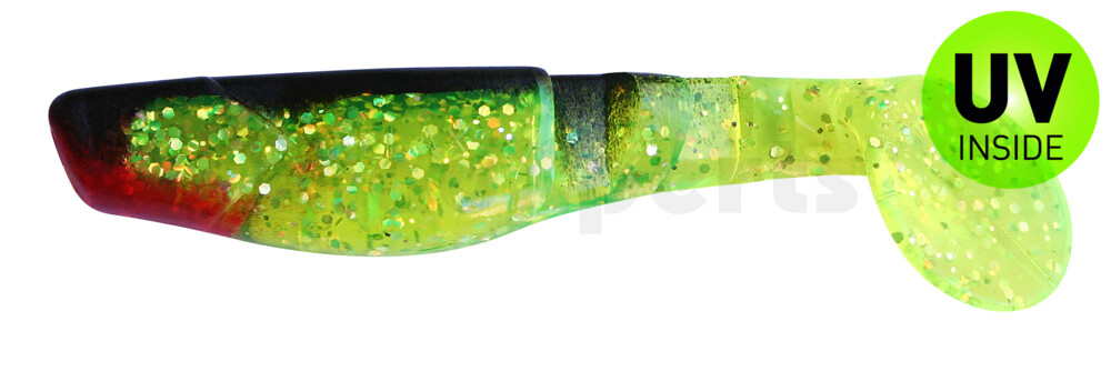001808067 Terminator 3" (ca. 8,0 cm) grün(chartreuse)-Glitter / schwarz