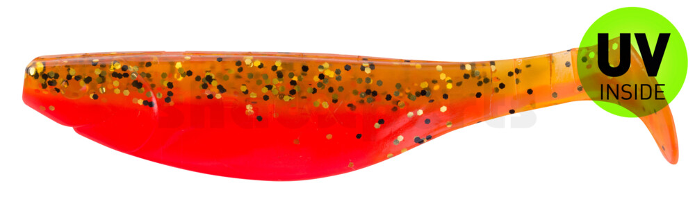 000212B318 Kopyto-River 4" (ca. 11,0 cm) feuerrot / rootbeer Glitter