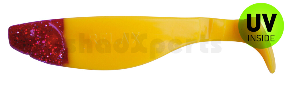 000212060RH Kopyto-River 4" (ca. 11,0 cm) gelb / red head