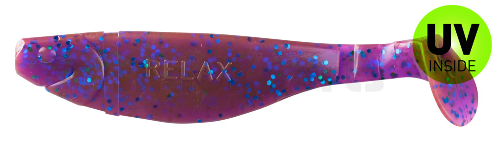 000212175 Kopyto-River 4" (ca. 11,0 cm) crawfish-violett-electric blue-Glitter