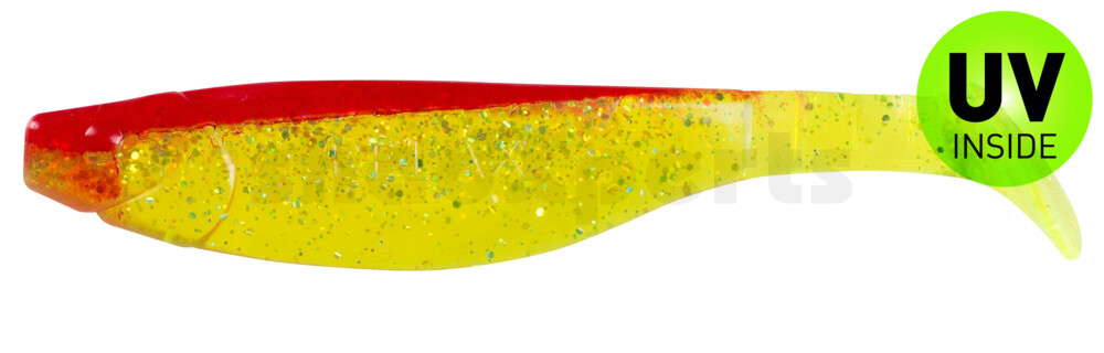 000214068 Kopyto-River 5" (ca. 13,0 cm) grün(chartreuse)-Glitter / rot