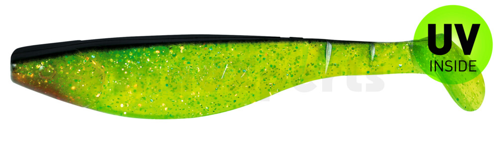 000216067 Kopyto-River 6" (ca. 16,0 cm) grün(chartreuse)-Glitter / schwarz