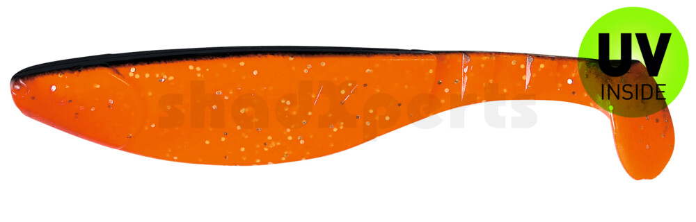 000216074 Kopyto-River 6" (ca. 16,0 cm) orange-Glitter / schwarz