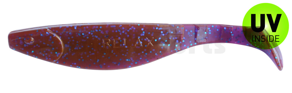 000216175 Kopyto-River 6" (ca. 16,0 cm) crawfish-violett-electric blue-Glitter