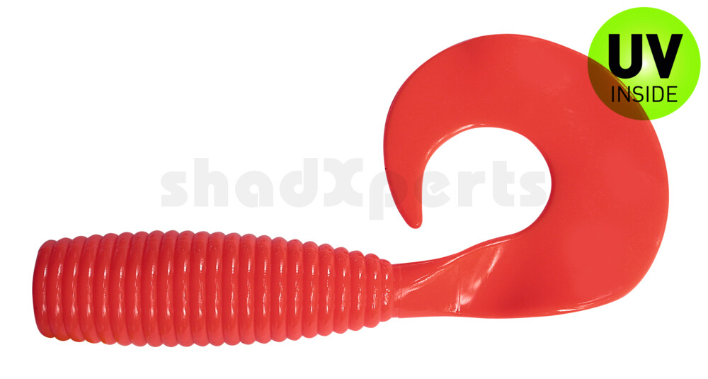000619095 Xtra-Fat Grub 8" (ca. 19,0 cm) feuerrot