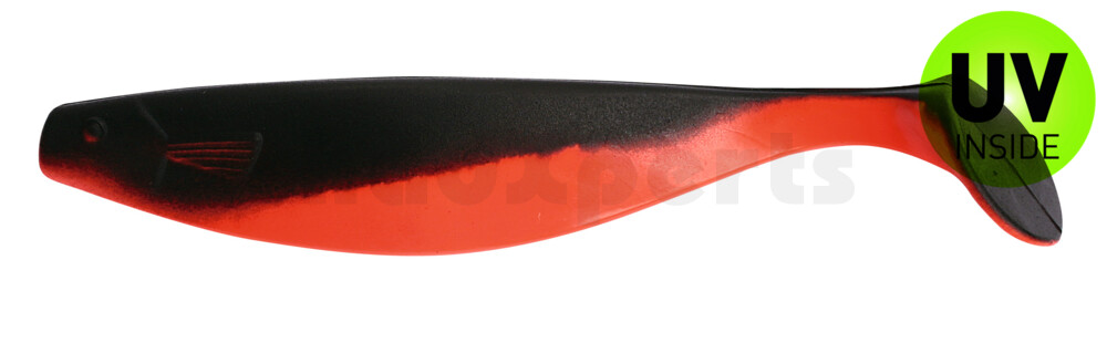 000416205 Xtra-Soft 6" (ca. 16,0 cm) feuerrot / schwarz
