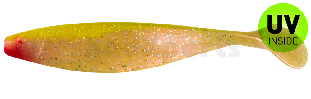 000423042 Xtra-Soft 9" (ca. 23,0 cm) perl-Glitter / fluogelb