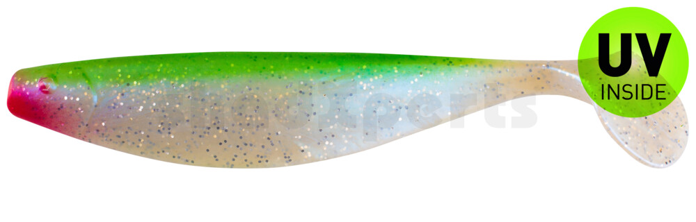 000423046 Xtra-Soft 9" (ca. 23,0 cm) blauperl-Glitter / grün