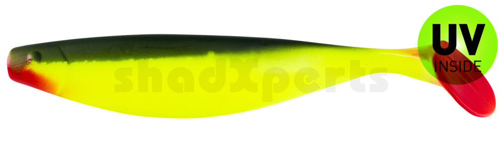 000423145 Xtra-Soft 9" (ca. 23,0 cm) fluogelb / boddengrün