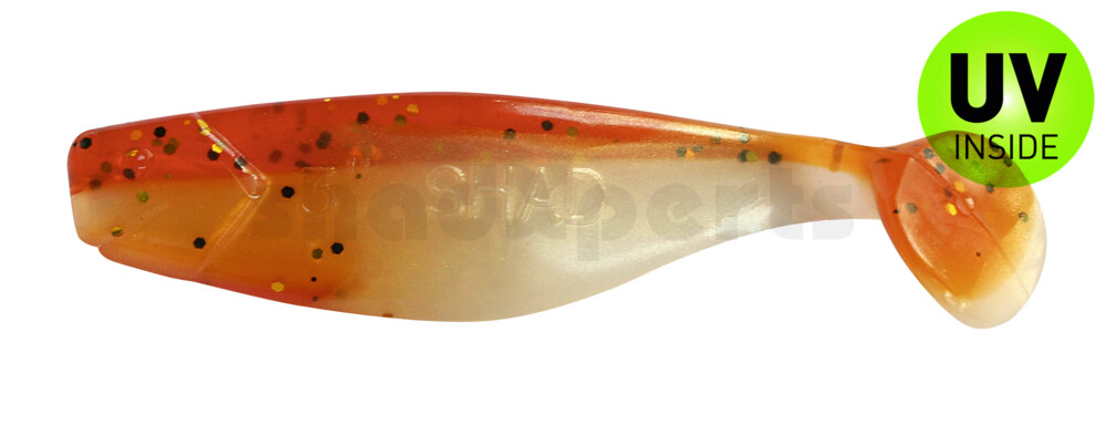 000408B023 Shad 3" (ca. 8,0 cm) goldperl / motoroil-glitter