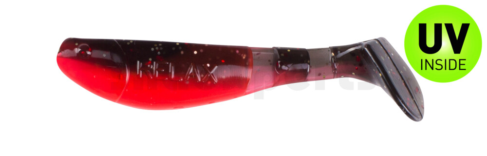 000207B317 Kopyto-Classic 2,5" (ca.7,0 cm) feuerrot / schwarz rot-gold Glitter