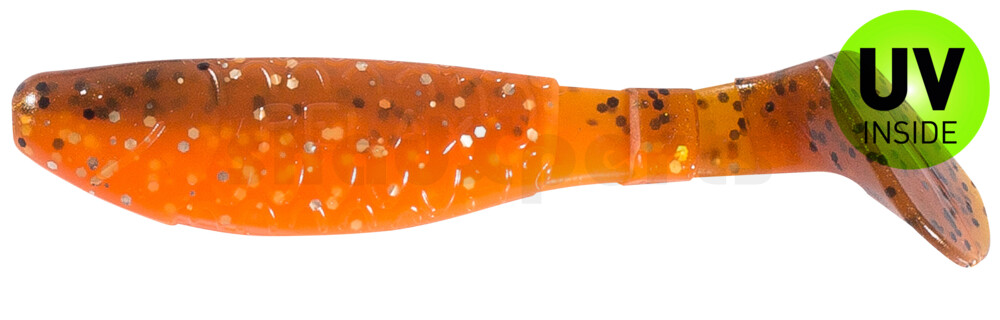 000208B068 Kopyto-Classic 3" (ca. 8,0 cm) orange-Glitter / olivebraun-Glitter