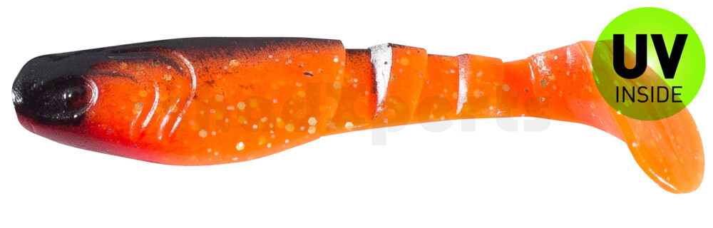 000208074 Kopyto-Classic 3" (ca. 8,0 cm) orange-Glitter / schwarz