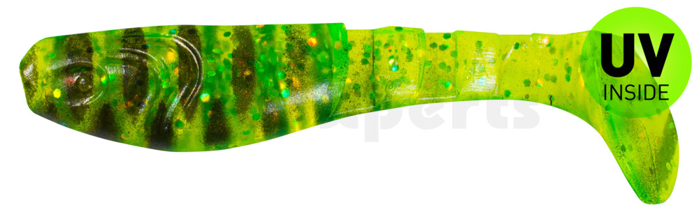 000208088 Kopyto-Classic 3" (ca. 8,0 cm) grün(chartreuse)-Glitter / schwarz