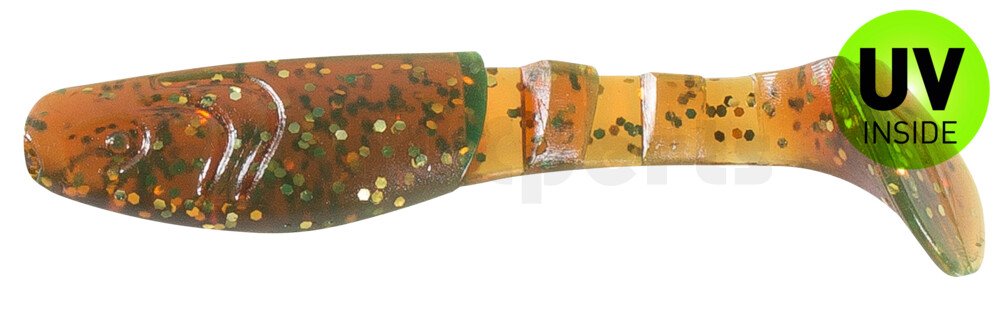 000208092 Kopyto-Classic 3" (ca. 8,0 cm) motoroil-gold-Glitter