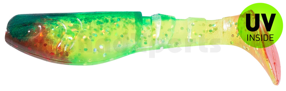 000208203 Kopyto-Classic 3" (ca. 8,0 cm) grün(chartreuse)-Glitter / blau