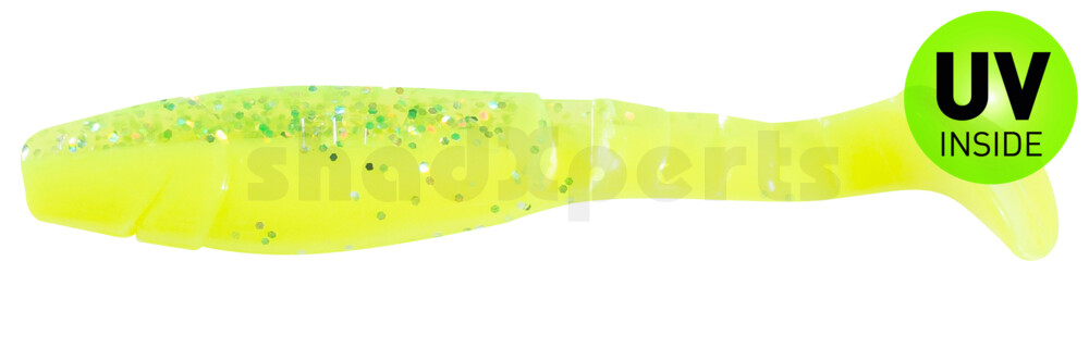 000211B034 Kopyto-Classic 4" (ca. 11,0 cm) fluogelb  / fluogrün-Glitter
