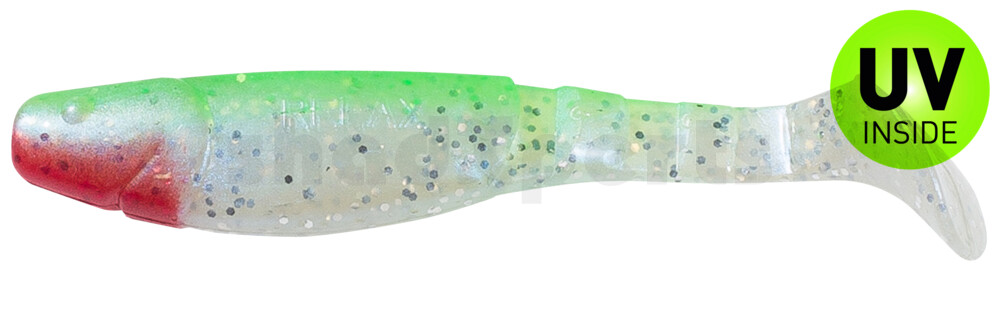 000211046 Kopyto-Classic 4" (ca. 11,0 cm) blauperl-Glitter / grün