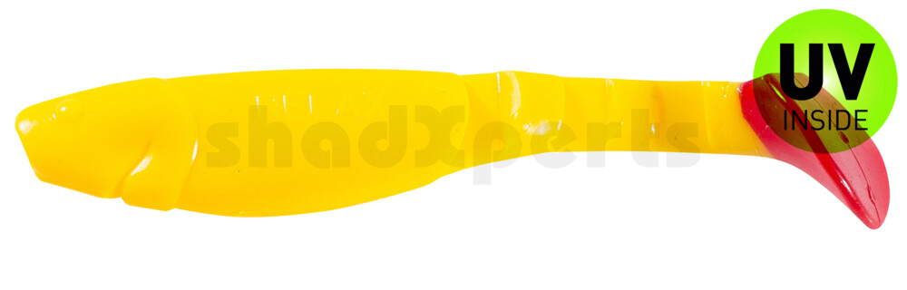 000211060RT Kopyto-Classic 4" (ca. 11,0 cm) gelb / red tail