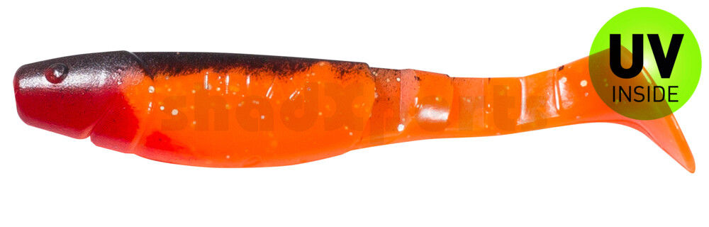 000211074 Kopyto-Classic 4" (ca. 11,0 cm) orange-Glitter / schwarz