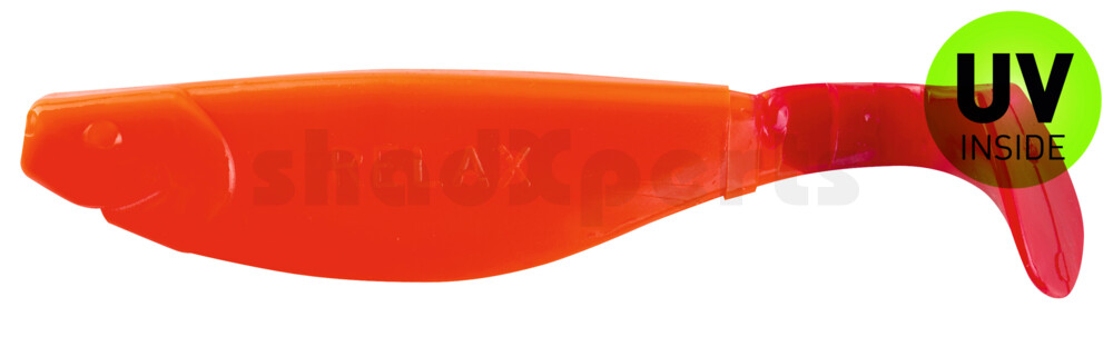 000212071RT Kopyto-River 4" (ca. 11,0 cm) orange / red tail