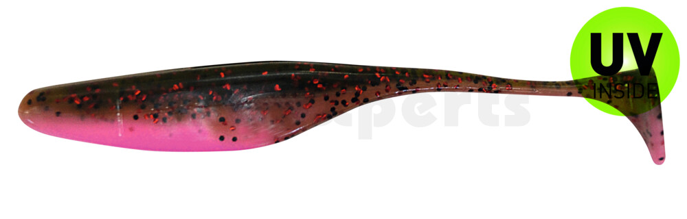 002613B316 Swimming Jerk Minnow 5" (ca. 13 cm) bubblegum / Kaulbarsch