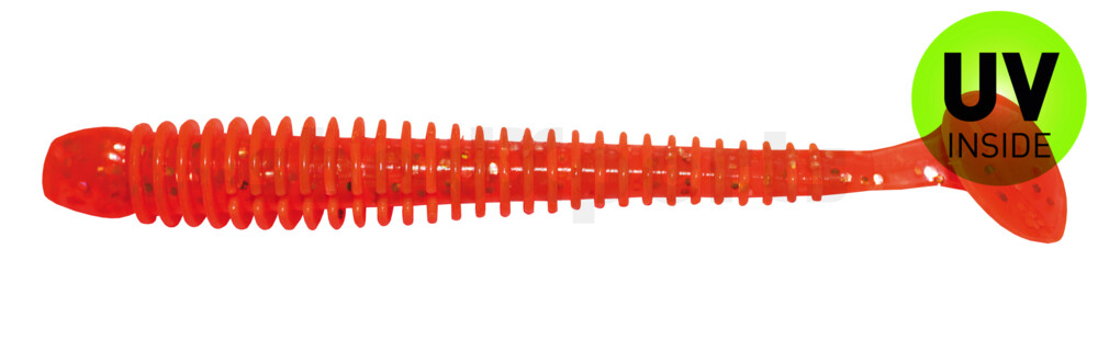 004010073 Texas 4" (ca. 10 cm) orange-Glitter