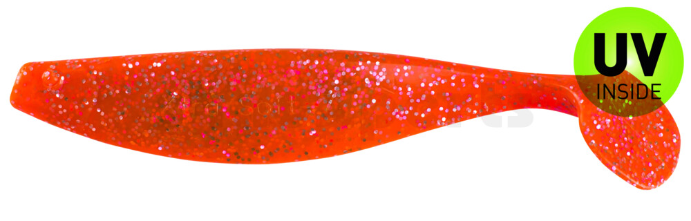 000418155 Xtra-Soft 7" (ca. 18,0 cm) hot pink-Glitter