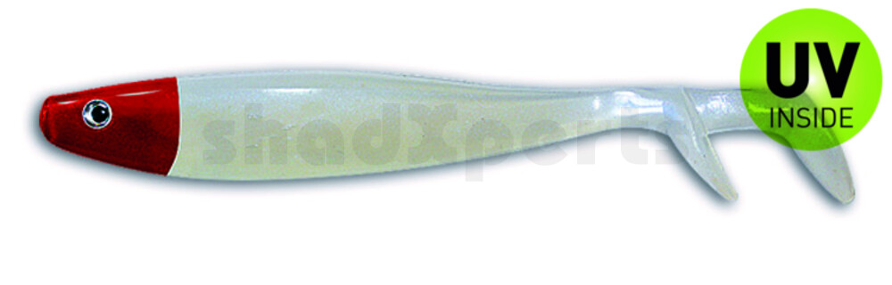 005615019RH Fury Shad 6" (ca. 15 cm) blauperl / Red Head