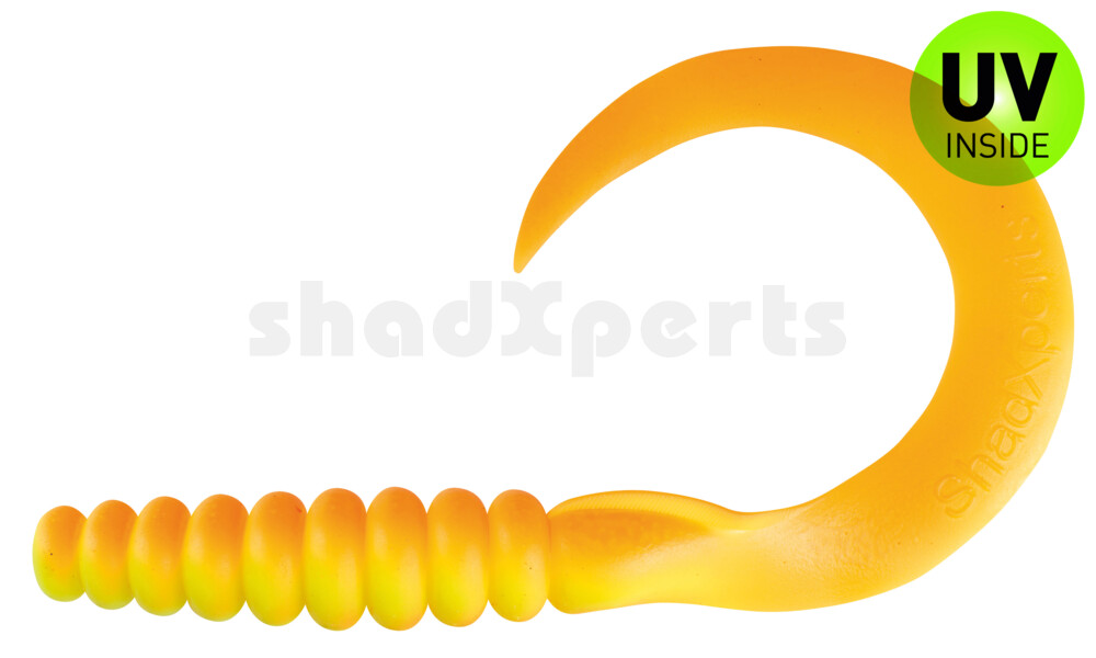 000628103 SX XXL Grub 11" fluogelb / orange