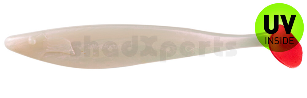 000430013RT Megalodon 12" (ca. 30,0 cm) perl / Red Tail