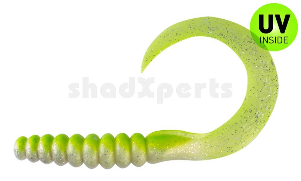 000628052 SX XXL Grub 11" (ca. 27 cm) goldperl-Glitter / grün
