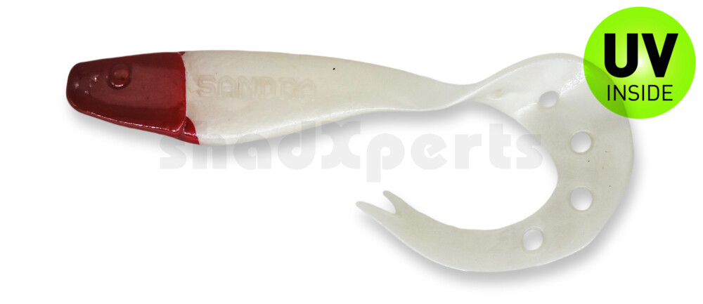 006025007RH Sandra 9" (ca. 23 cm) perlweiss / Red Head