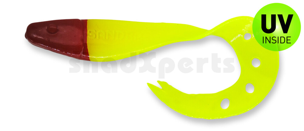 006023055RH Sandra 6" (ca. 15 cm) fluogelb / Red Head