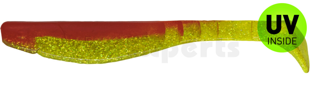 000220068 Kopyto-Classic 8" (ca. 20,0 cm) grün(chartreuse)-Glitter / rot