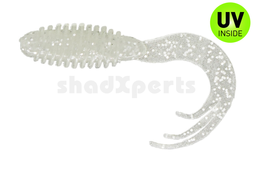 000605012 Ring Triple Grub 2"(ca. 4,7 cm) Glow silver