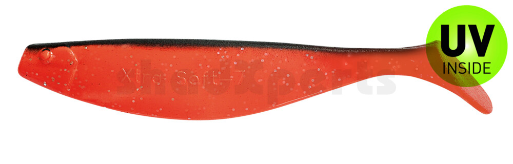 000418205 Xtra-Soft 7" (ca. 18,0 cm) feuerrot / schwarz