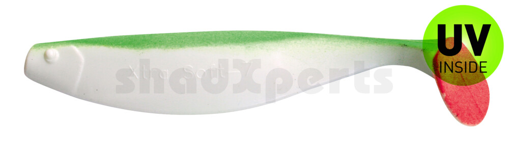 000418004 Xtra-Soft 7" (ca. 18,0 cm) reinweiss / grün