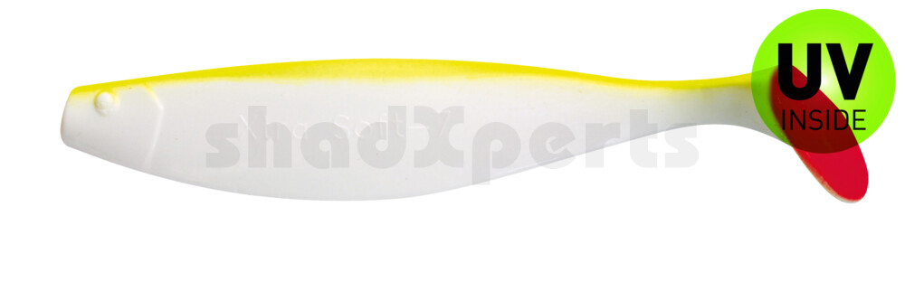 000418005 Xtra-Soft 7" (ca. 18,0 cm) reinweiss / fluogelb