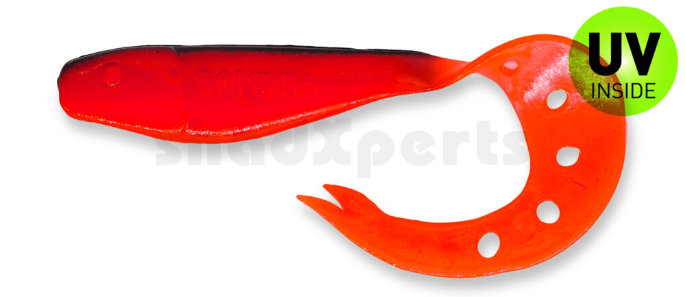 006025205 Sandra 9" (ca. 23 cm) feuerrot / schwarz