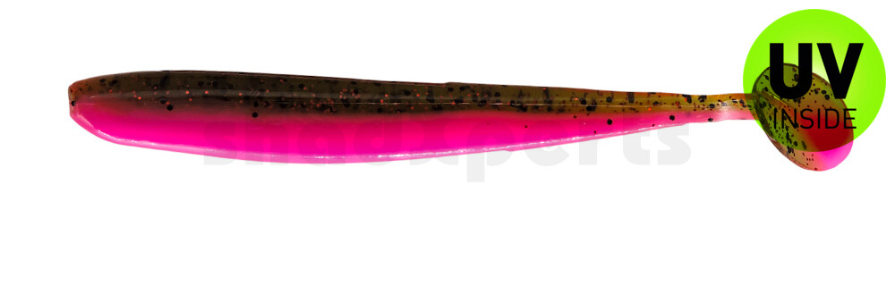 003413B316 Bass Shad 4,5“ (ca. 13 cm) bubblegum / Kaulbarsch