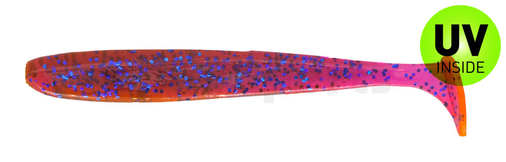 003413175 Bass Shad 4,5“ (ca. 13 cm) crawfish-violett-electric blue-glitter