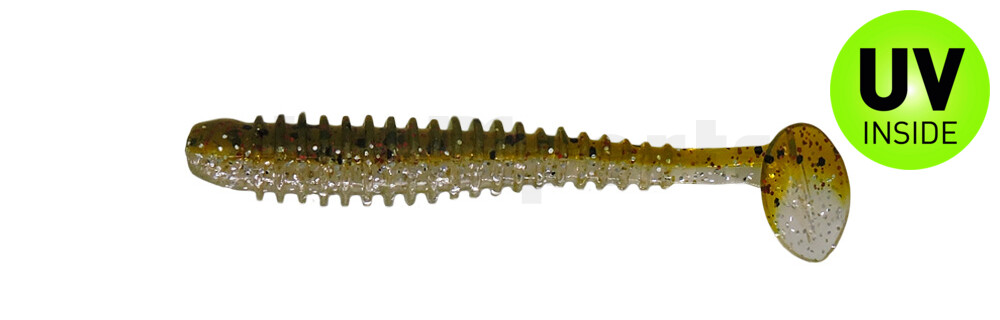 004007B310 Texas 2,5" (ca. 6,5 cm) selbstleuchtend glitter / Kaulbarsch