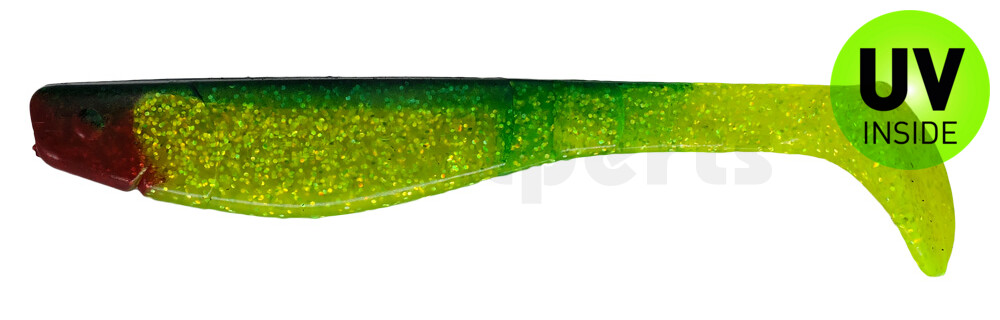 000220203 Kopyto-Classic 8" (ca. 20,0 cm) grün(chartreuse)-Glitter / blau