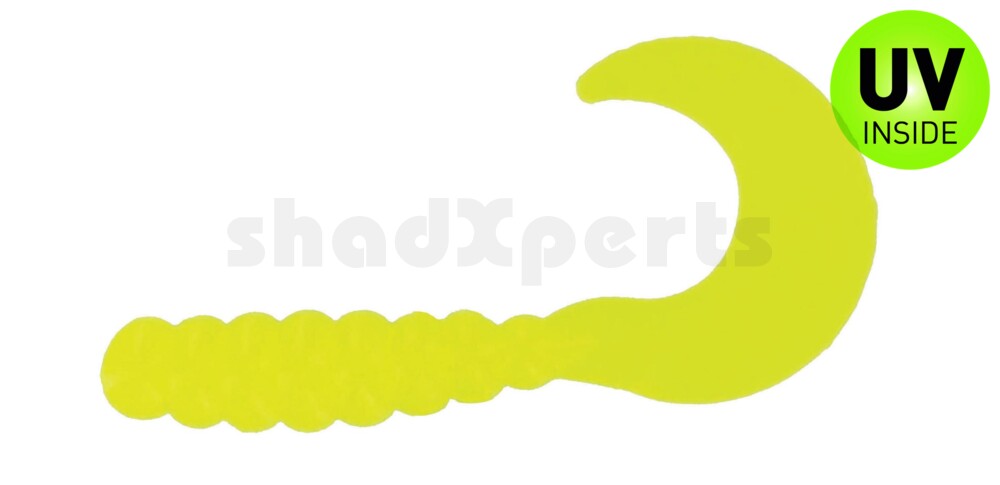 000603029 Fat Grub 2" (ca. 5 cm) Opq Chartreuse