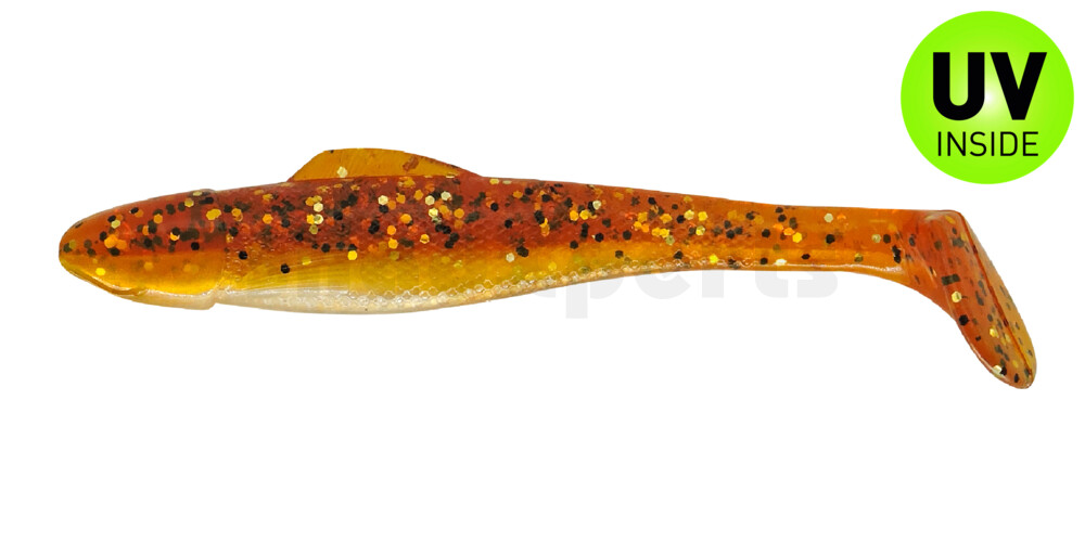 001711B023 Ohio 4" (ca. 11,0 cm) goldperl / motoroil Glitter