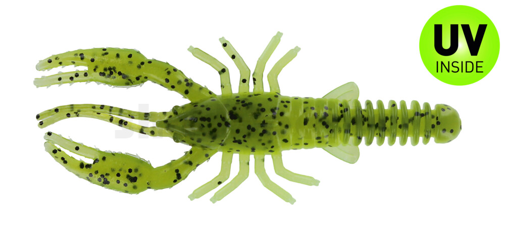 002307010 Baby Crawfish 3" (ca. 7 cm) Watermelon Chartreuse